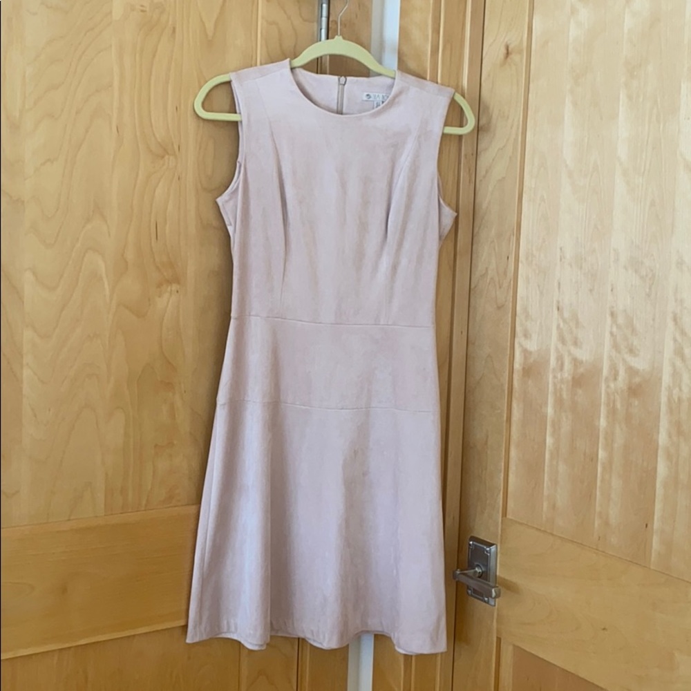 Lila Rose microsuede dress